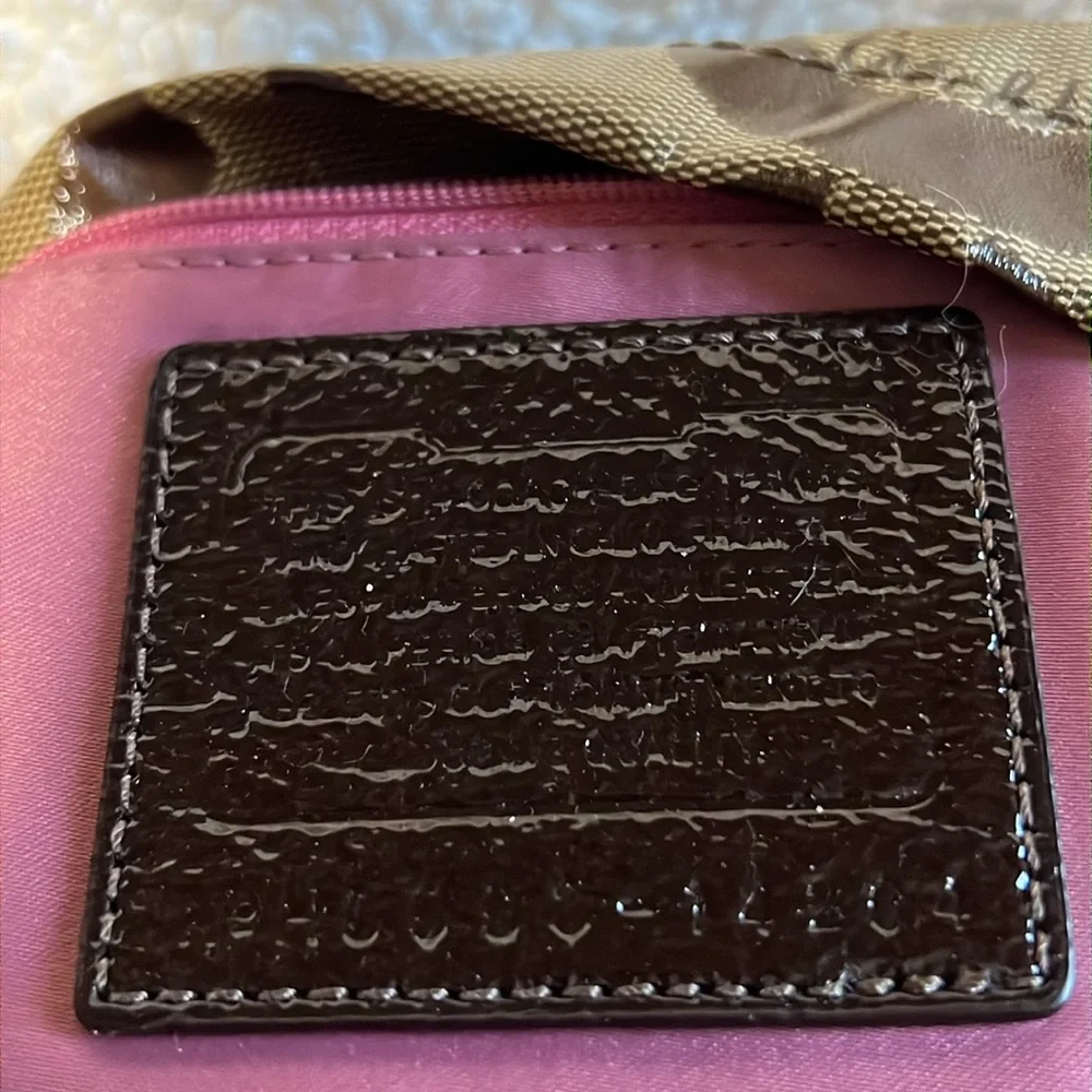 Coach Brown and Gold Shiny Women's Bag